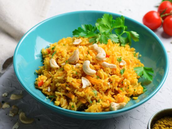 Mediterranean Turmeric Rice